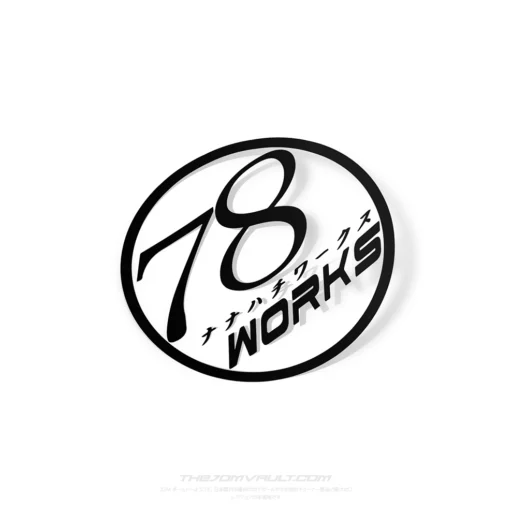 78 Works Round Japan Decal Sticker