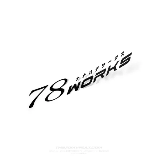 78 Works Japan Decal Sticker