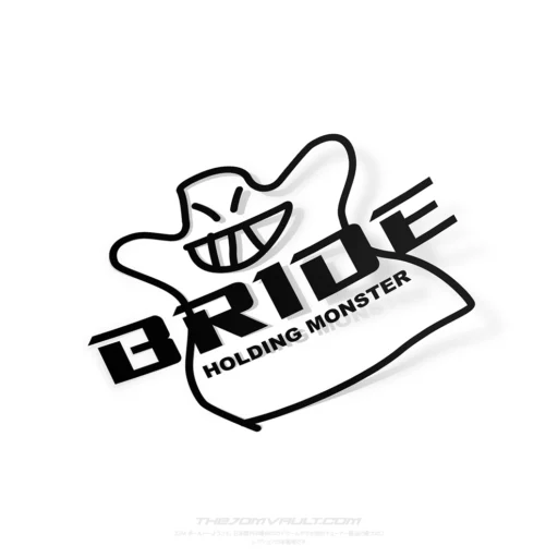 BRIDE Holding Monster Decal Sticker