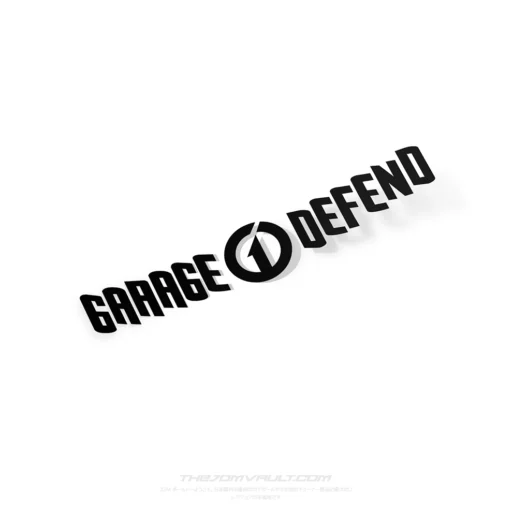 Garage Defend Japan Decal Sticker