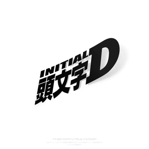 Initial-D Logo Decal Sticker