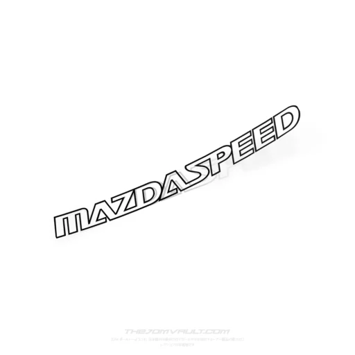 Mazdaspeed Outline Decal Sticker