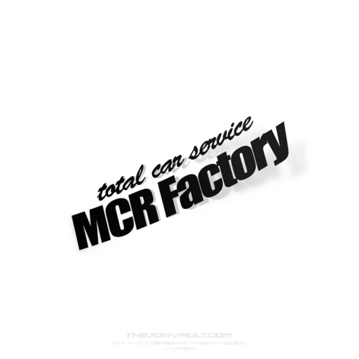 MCR Factory 'Total Car Service' Japan Decal Sticker