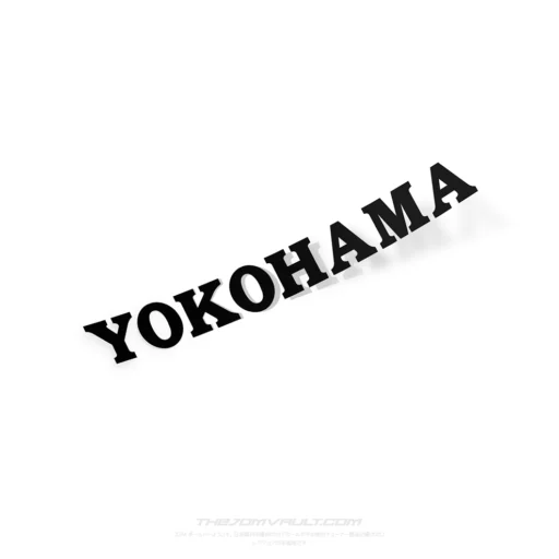 Yokohama Retro Decal Sticker