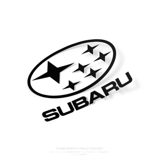 Subaru Logo Vertical Decal Sticker