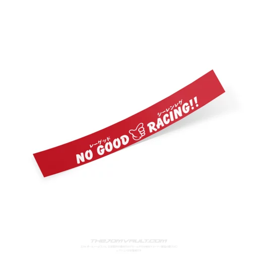 No Good Racing Windshield Sunstrip Banner
