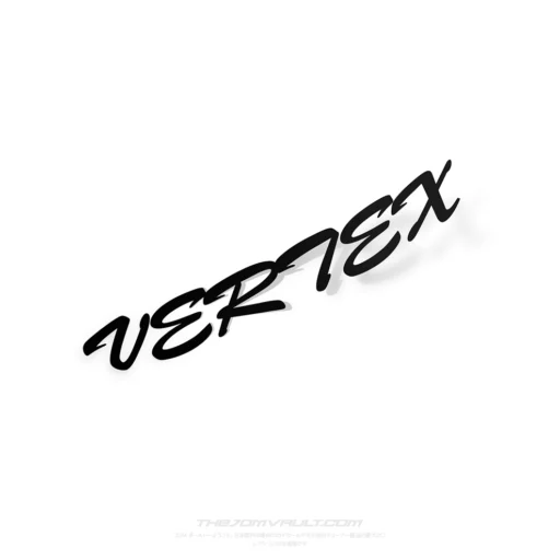 VERTEX Brush Decal Sticker