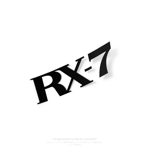Mazda RX-7 1985 Decal Sticker