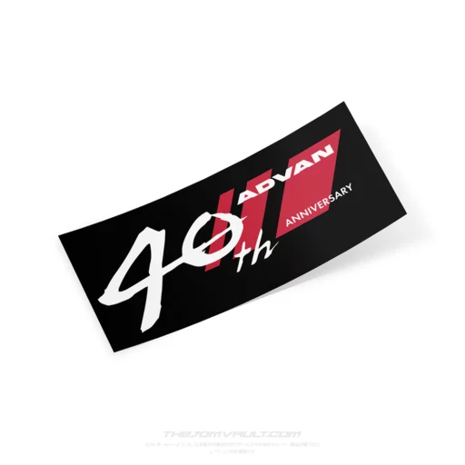 Advan 40th Anniversary Decal Sticker