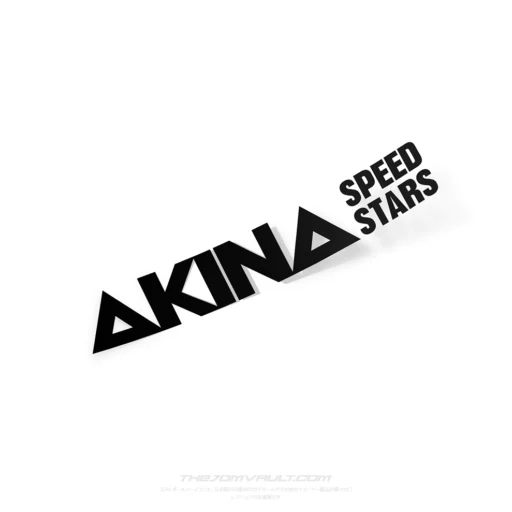 Akina Speed Stars Initial-D Decal Sticker
