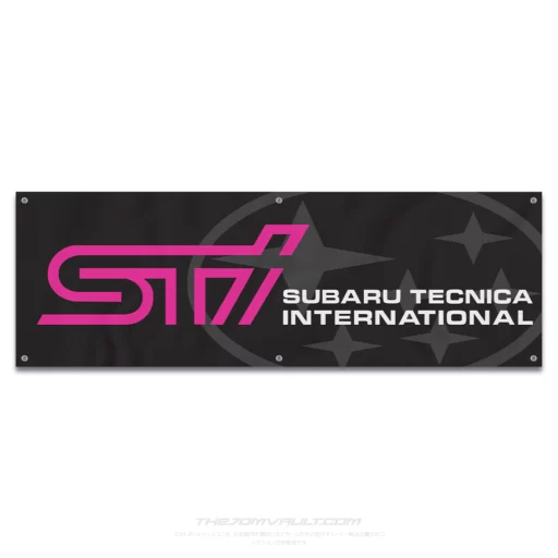 Subaru Tecnica International Black Garage Workshop Banner