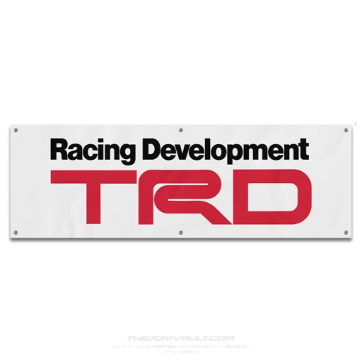 TRD White Garage Workshop Banner