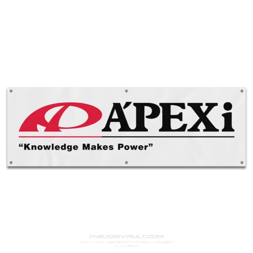 Apexi White Garage Workshop Banner