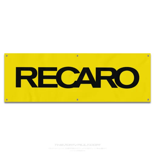 Recaro Yellow Garage Workshop Banner