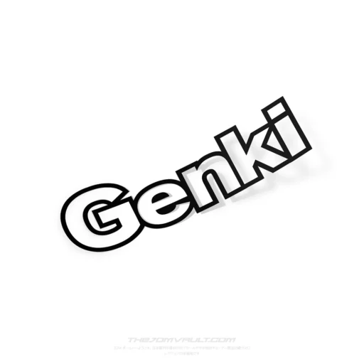 Genki Outline Decal Sticker