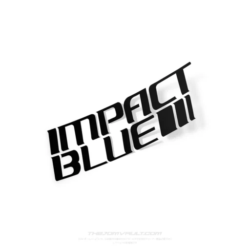 Impact Blue Initial-D Decal Sticker