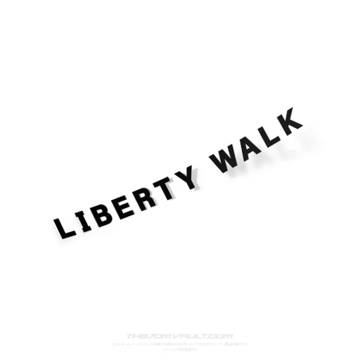 Liberty Walk Text Decal Sticker