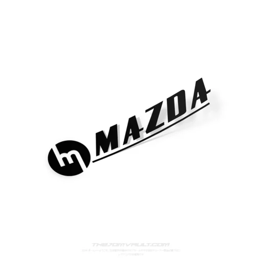 Mazda Retro Decal Sticker