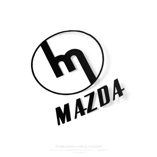 Mazda Retro Combo Decal Sticker