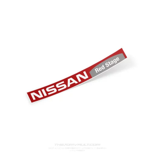 Nissan Red Stage Decal Sticker
