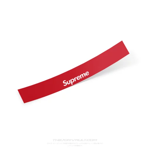 Supreme Windshield Sunstrip Banner